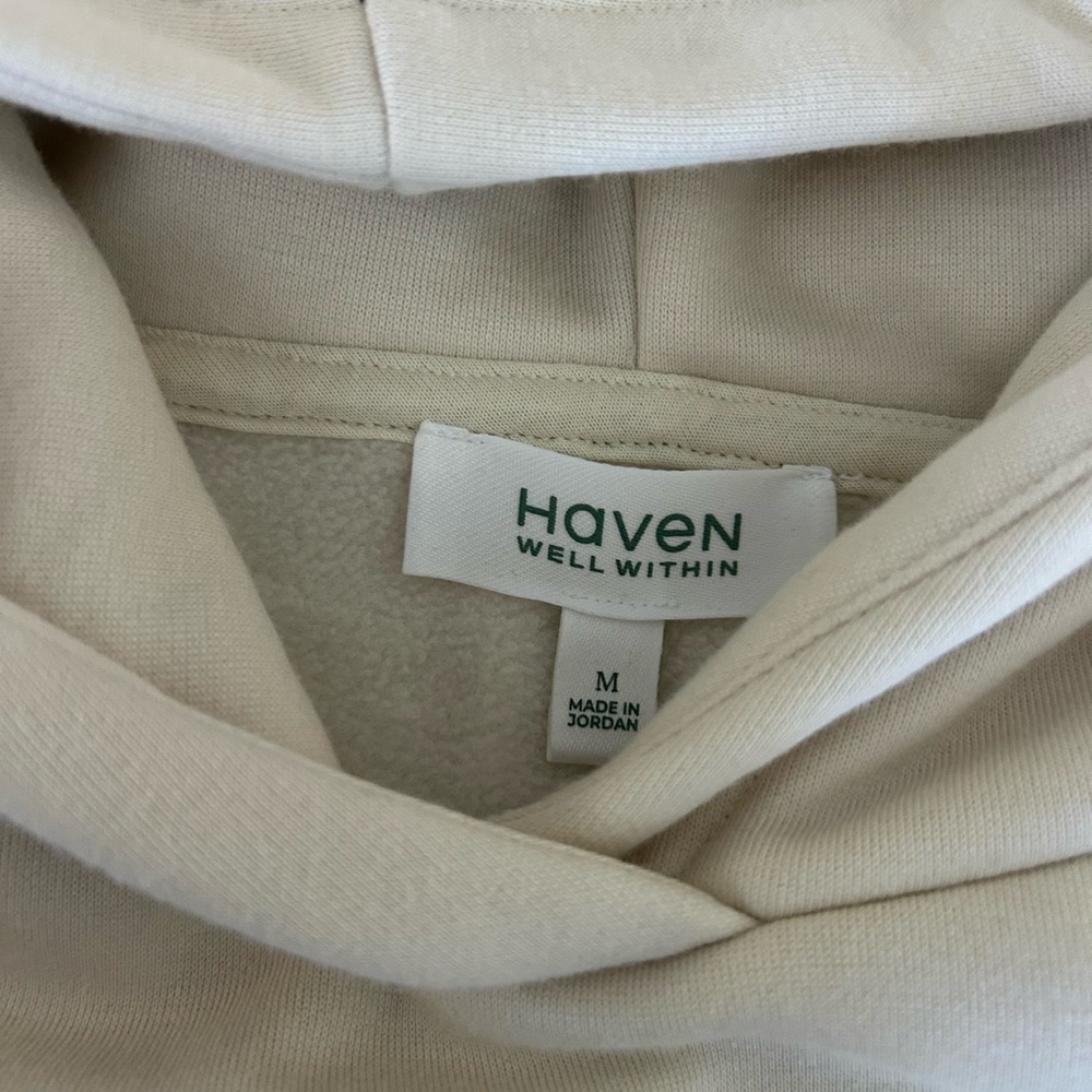 NWOT Haven Well Within Cream Hoodie - Picture 7 of 9
